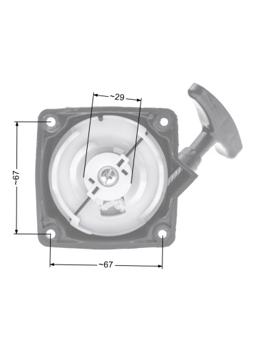 Rozrusznik NAC BC,BP,CG,WLBC NA DRUTY wykaszarki marketowe