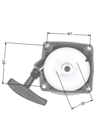 Rozrusznik NAC CG330B CG430B wykaszarki marketowe