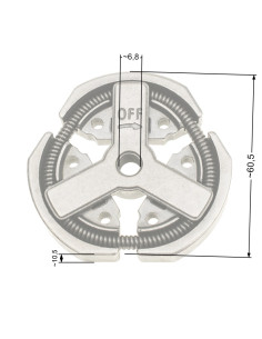 Sprzęgło NAC CS3800 pilarki marketowe