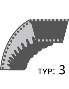 Pasek Cedrus glebogryzarka GL05  16,5X960